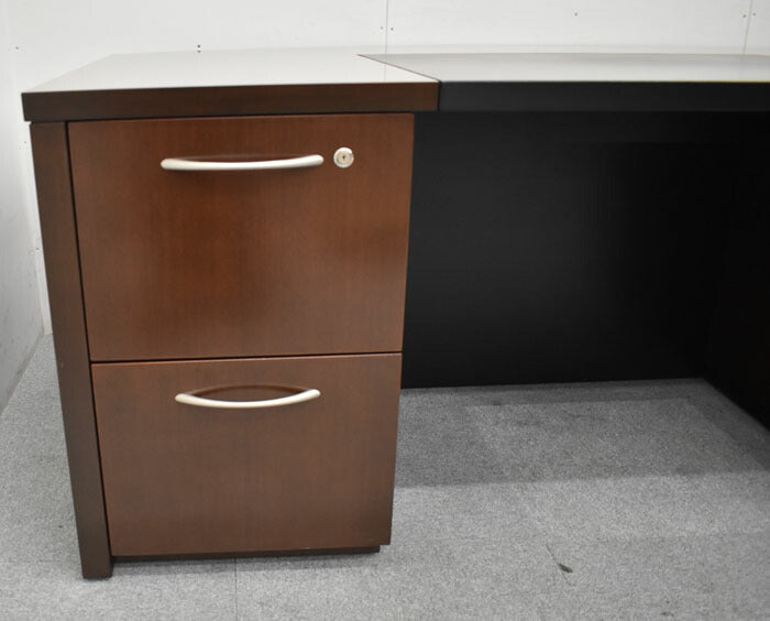 オカムラ 岡村製作所 Okamura 高級役員用両袖デスク オカムラ特注品 W1800 2023060602