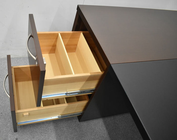 オカムラ 岡村製作所 Okamura 高級役員用両袖デスク オカムラ特注品 W1800 2023060602