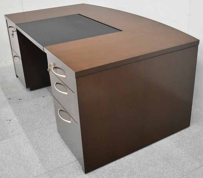 オカムラ 岡村製作所 Okamura 高級役員用両袖デスク オカムラ特注品 W1800 2023060603