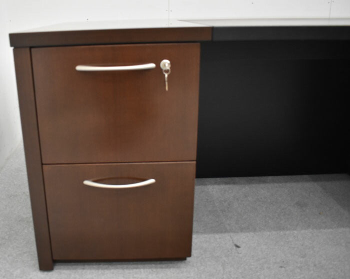 オカムラ 岡村製作所 Okamura 高級役員用両袖デスク オカムラ特注品 W1800 2023060603