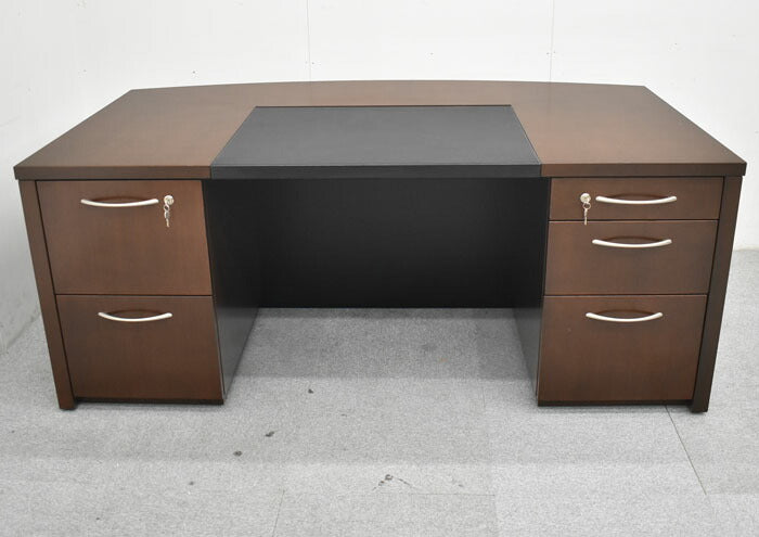 オカムラ 岡村製作所 Okamura 高級役員用両袖デスク オカムラ特注品 W1800 2023060604