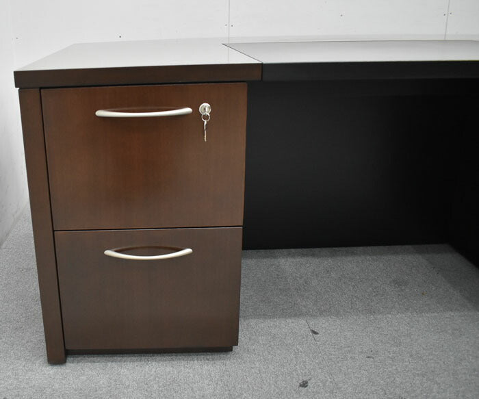 オカムラ 岡村製作所 Okamura 高級役員用両袖デスク オカムラ特注品 W1800 2023060604