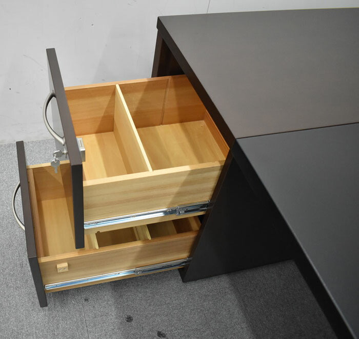 オカムラ 岡村製作所 Okamura 高級役員用両袖デスク オカムラ特注品 W1800 2023060604