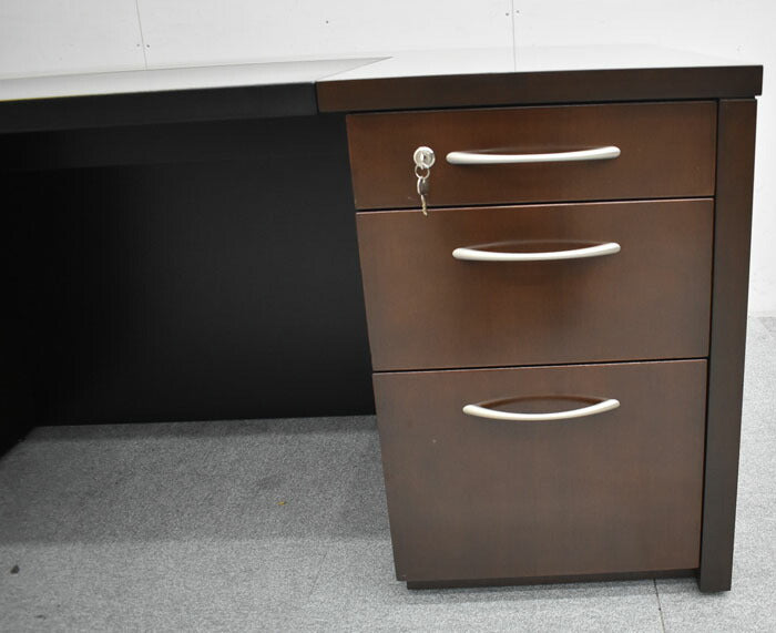 オカムラ 岡村製作所 Okamura 高級役員用両袖デスク オカムラ特注品 W1800 2023060604