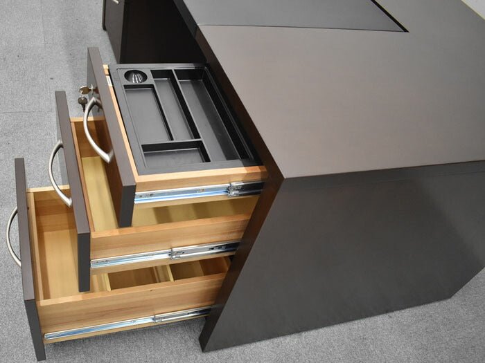 オカムラ 岡村製作所 Okamura 高級役員用両袖デスク オカムラ特注品 W1800 2023060604