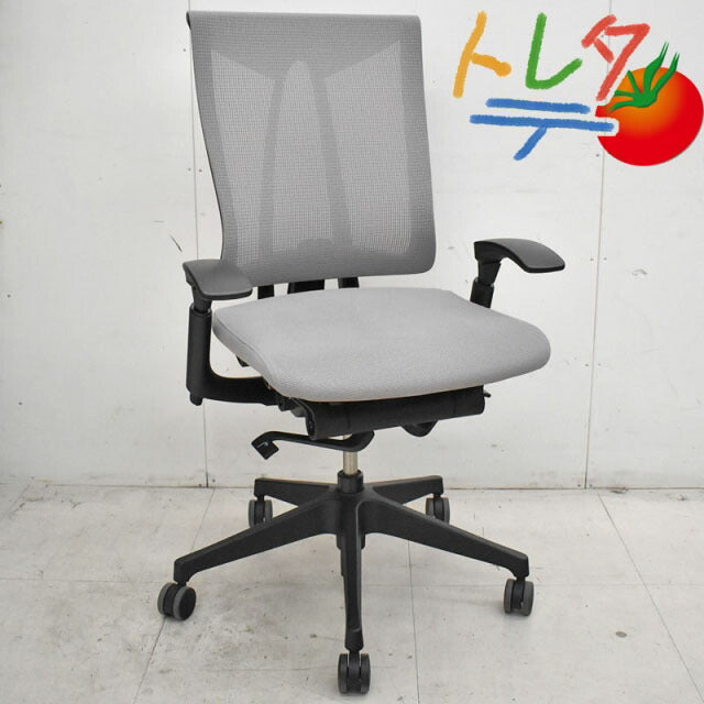 イトーキ セレーオ 可動肘 スタンダードタイプ ハイバック 2018年製 2020122305【中古オフィス家具】【中古】