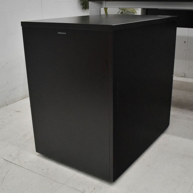 オカムラ X-F300シリーズ 役員用デスク+ワゴン3点セット W1800 2021060803【中古オフィス家具】【中古】
