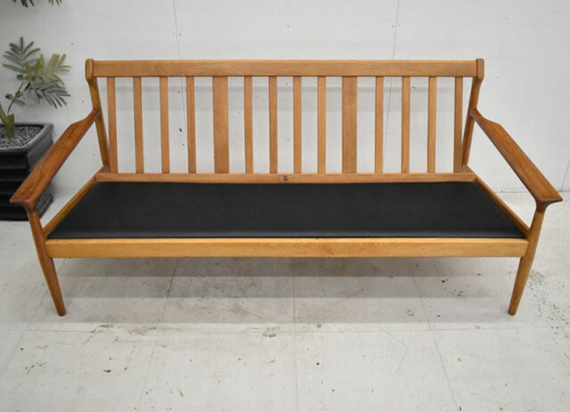 HIKE Bovenkamp 3人掛けソファ 布張り W1710 2021070509【中古オフィス家具】【中古】