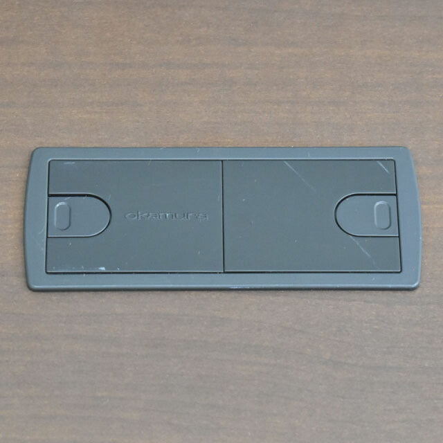 オカムラ DXシリーズ 役員用木製両袖机 H1600 2021071304【中古オフィス家具】【中古】