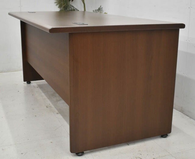 オカムラ DXシリーズ 役員用木製両袖机 H1600 2021071304【中古オフィス家具】【中古】