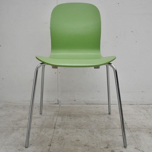 カッペリーニ TATE COLORチェア グリーン 2021082301【中古オフィス家具】【中古】