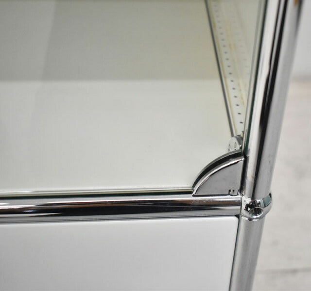 USM Haller ハラーシステム 5列2段 ホワイト W3275 2021100402【中古オフィス家具】【中古】