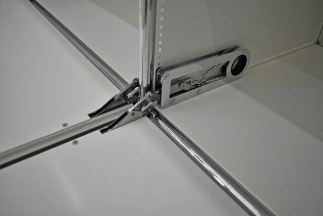 USM Haller ハラーシステム 5列2段 ホワイト W3275 2021100402【中古オフィス家具】【中古】