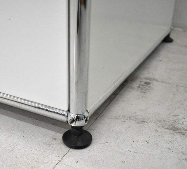 USM Haller ハラーシステム 5列2段 ホワイト W3275 2021100402【中古オフィス家具】【中古】