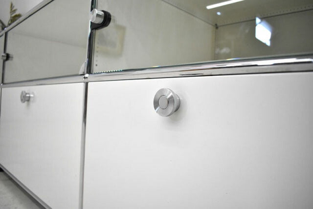 USM Haller ハラーシステム 5列2段 ホワイト W3275 2021100402【中古オフィス家具】【中古】