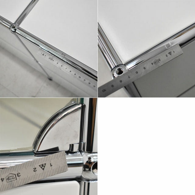 USM Haller ハラーシステム 5列2段 ホワイト W3275 2021100402【中古オフィス家具】【中古】