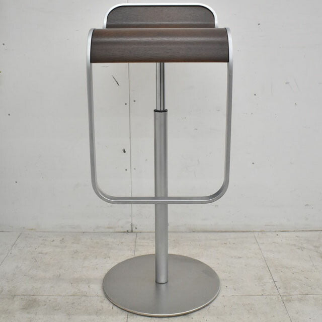ラパルマ レムカウンタースツール ハイタイプ 昇降式 ブラウン 2021101907【中古オフィス家具】【中古】