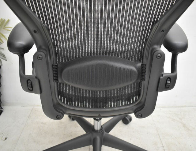 ハーマンミラー アーロンチェア フル装備 Bサイズ ランバーサポート 2021102607【中古オフィス家具】【中古】