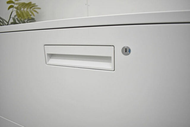 コクヨ エディア 3段ラテラル書庫 天板付 W900 2021120702【中古オフィス家具】【中古】