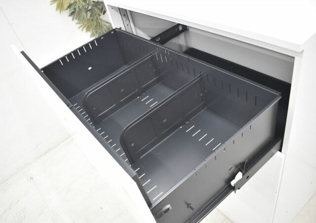 コクヨ エディア 3段ラテラル書庫 天板付 W900 2021120702【中古オフィス家具】【中古】