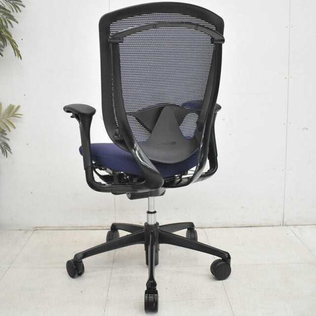 オカムラ コンテッサ 可動肘 ランバーサポート 2021121305【中古オフィス家具】【中古】