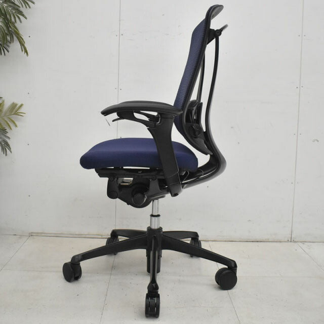 オカムラ コンテッサ 可動肘 ランバーサポート 2021121305【中古オフィス家具】【中古】
