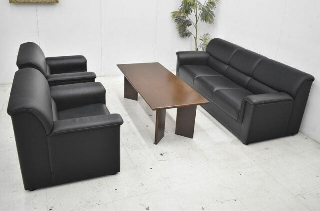 オカムラ S-30シリーズ応接4点セット W1900 2021122810【中古オフィス家具】【中古】