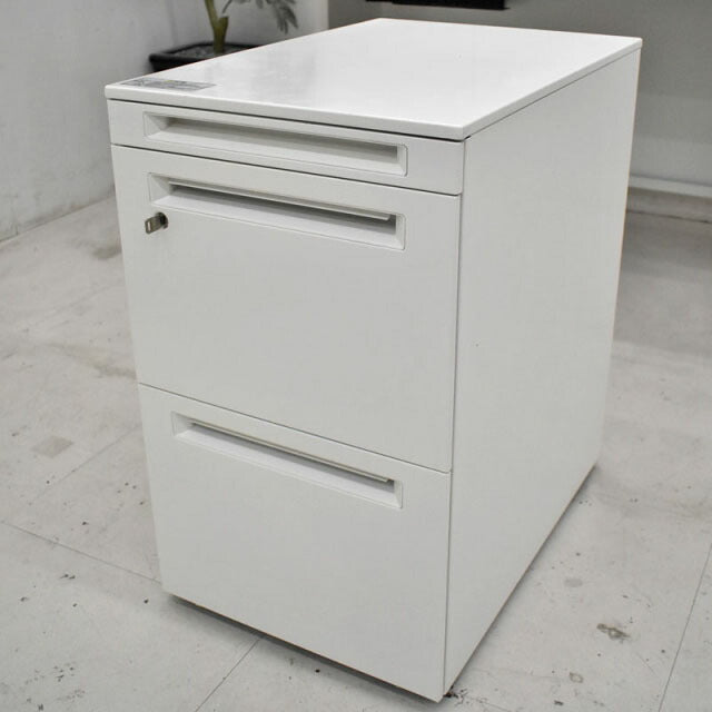 オカムラ アドバンスデスク+プロユニットワゴン2点セット W1200 2021122907【中古オフィス家具】【中古】