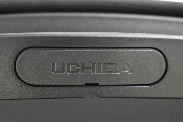 ウチダ パルスチェア クロスバックタイプ 可動肘 アルミポリッシュ脚 ブラック 2022020804【中古オフィス家具】【中古】