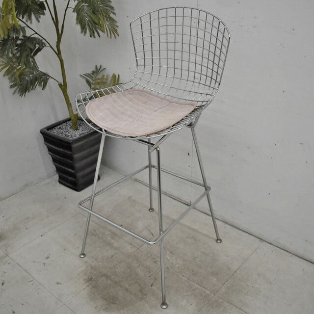 Knoll Studio ベルトイア コレクション カウンターハイスツール クローム仕上げ 2022031704【中古オフィス家具】【中古】
