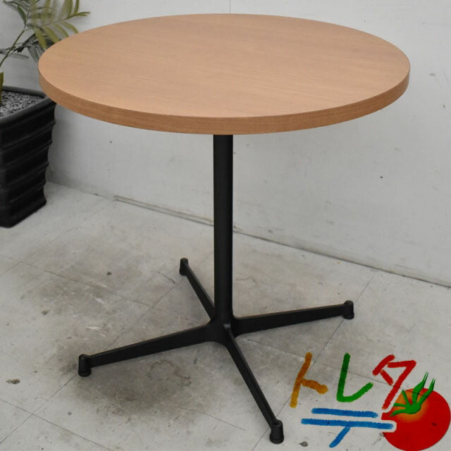 メーカー不明 カフェテーブル 円形テーブル φ750 2022040404【中古オフィス家具】【中古】
