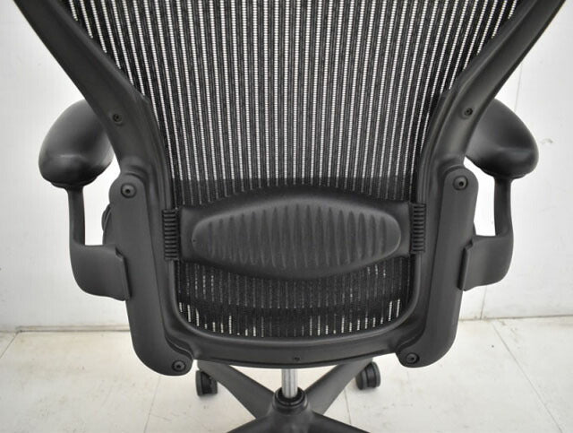 ハーマンミラー アーロンチェア Bサイズ スタンダード ランバーサポート 2022041101【中古オフィス家具】【中古】