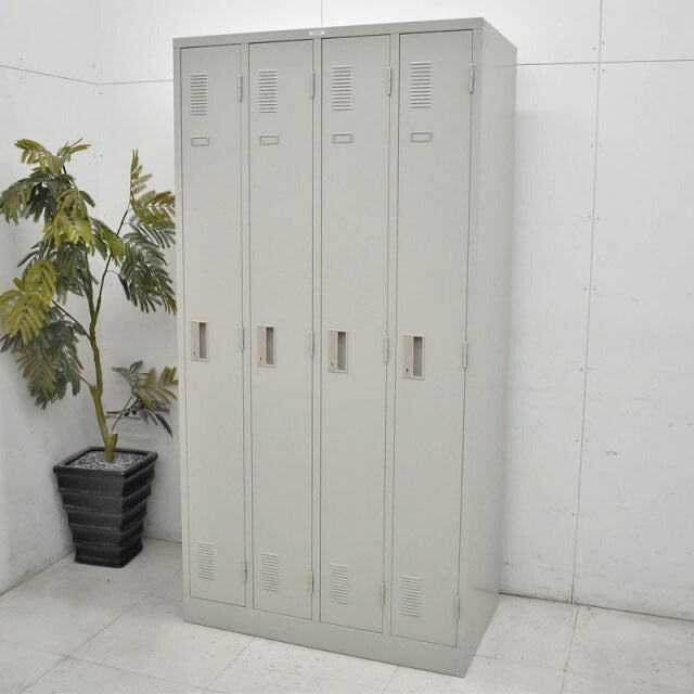ナイキ LK4人用ロッカー W1600 2022042002【中古オフィス家具】【中古】