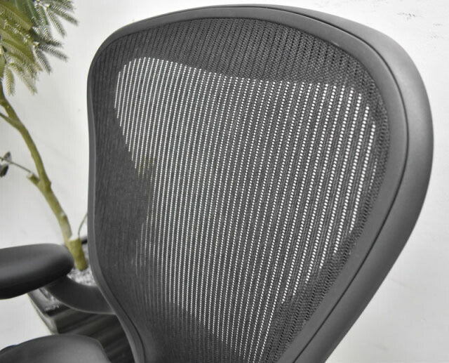 Hermanmilller アーロンチェア フル装備 Bサイズ ランバーサポート 2022061703【中古オフィス家具】【中古】
