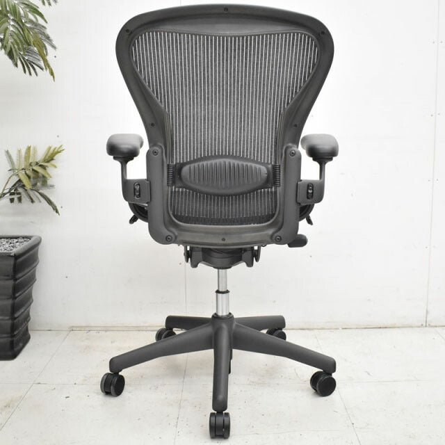 Hermanmilller アーロンチェア フル装備 Bサイズ ランバーサポート 2022061703【中古オフィス家具】【中古】
