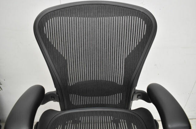 ハーマンミラー アーロンチェア スタンダード Bサイズ ランバーサポート 可動肘 肘レバータイプ 2022062003【中古オフィス家具】【中古】