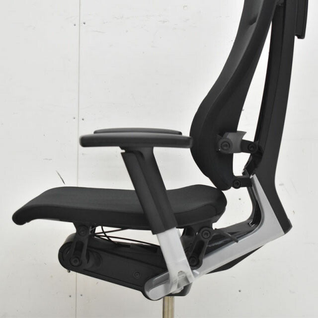 イトーキ スピーナ 可動肘 ヘッドレスト 2018年製 2022062804【中古オフィス家具】【中古】
