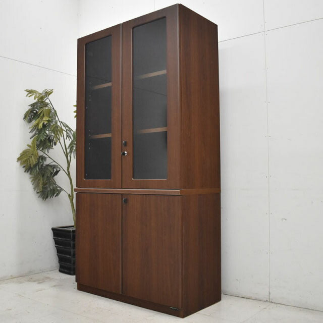 オカムラ DXシリーズ 役員用書棚 W900 2022071202【中古オフィス家具】【中古】