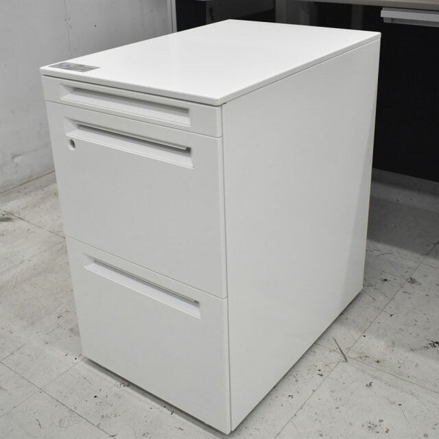 オカムラ プロユニット 片袖机+ワゴン+パネルセット W1660 2022100501【中古オフィス家具】【中古】