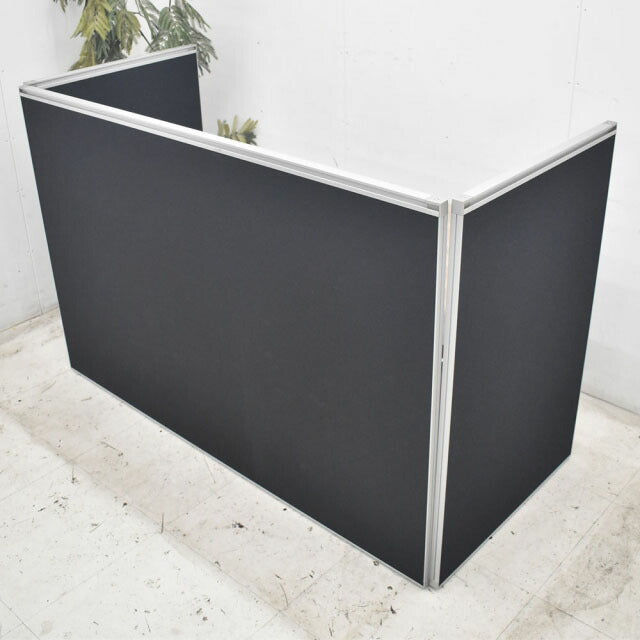 オカムラ プロユニット 片袖机+ワゴン+パネルセット W1660 2022100501【中古オフィス家具】【中古】