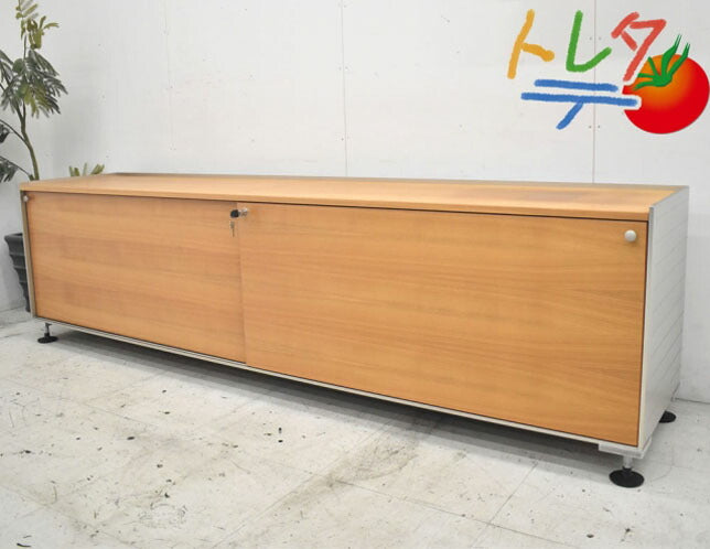 vitra スパチオ サイドボード W2400 2022110401【中古オフィス家具】【中古】