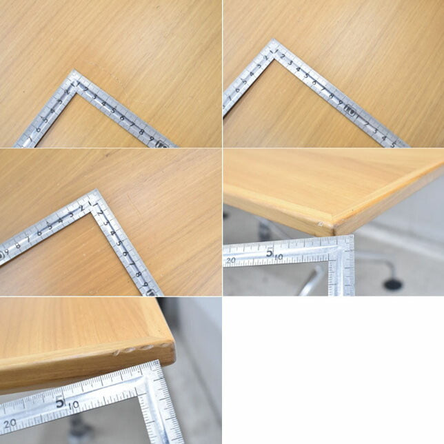 vitra スパチオ デスク 配線ダクト付 W2100 2022110701【中古オフィス家具】【中古】