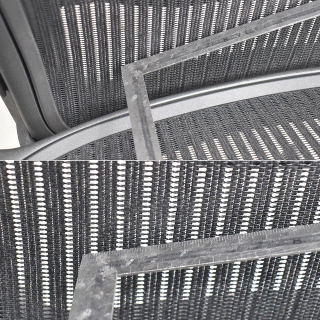 ハーマンミラー アーロンチェア Bサイズ 可動肘 ランバーサポート リクライニング範囲調整機能付 2022112603【中古オフィス家具】【中古】