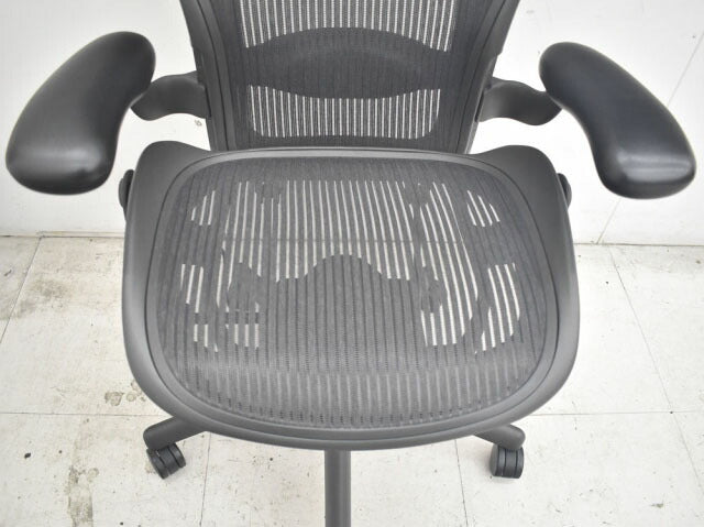ハーマンミラー アーロンチェア Bサイズ スタンダード ランバーサポート 2023011601【中古オフィス家具】【中古】