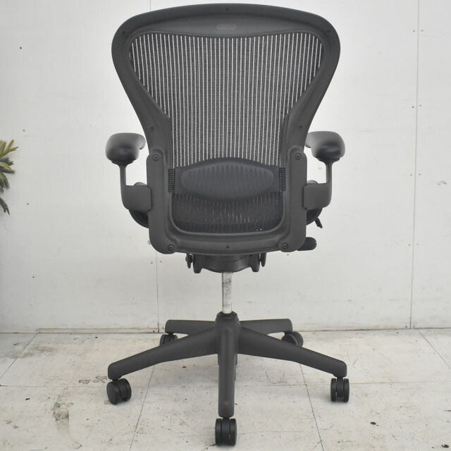 ハーマンミラー アーロンチェア Bサイズ スタンダード ランバーサポート 2023011601【中古オフィス家具】【中古】