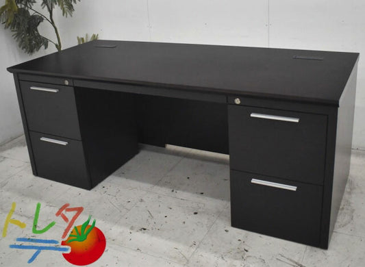 イトーキ XGシリーズ 役員用両袖机 W1800 2023011801【中古オフィス家具】【中古】