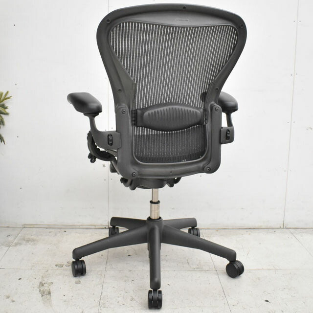 ハーマンミラー アーロンチェア フル装備 Bサイズ ランバーサポート 2023011903【中古オフィス家具】【中古】