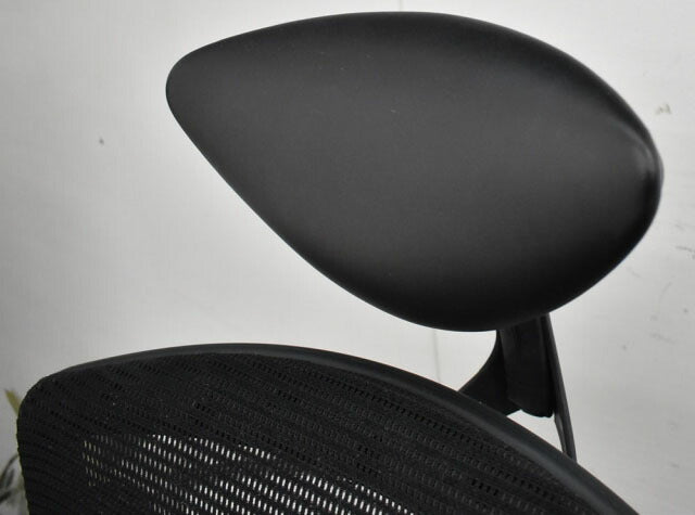 オカムラ コンテッサ ヘッドレスト 可動肘 ランバーサポート アルミポリッシュ脚 2023012101【中古オフィス家具】【中古】