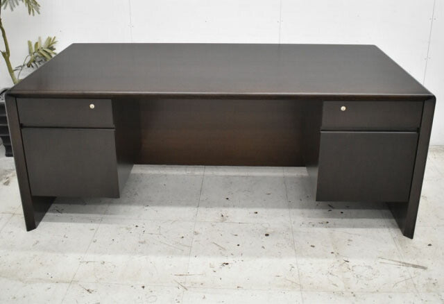 イトーキ XAシリーズ 役員用両袖机 W1800 2023012303【中古オフィス家具】【中古】