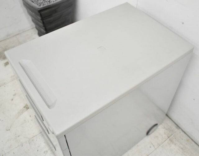 ウチダ JUSTシリーズ 3段ワゴン W395 2023012403【中古オフィス家具】【中古】